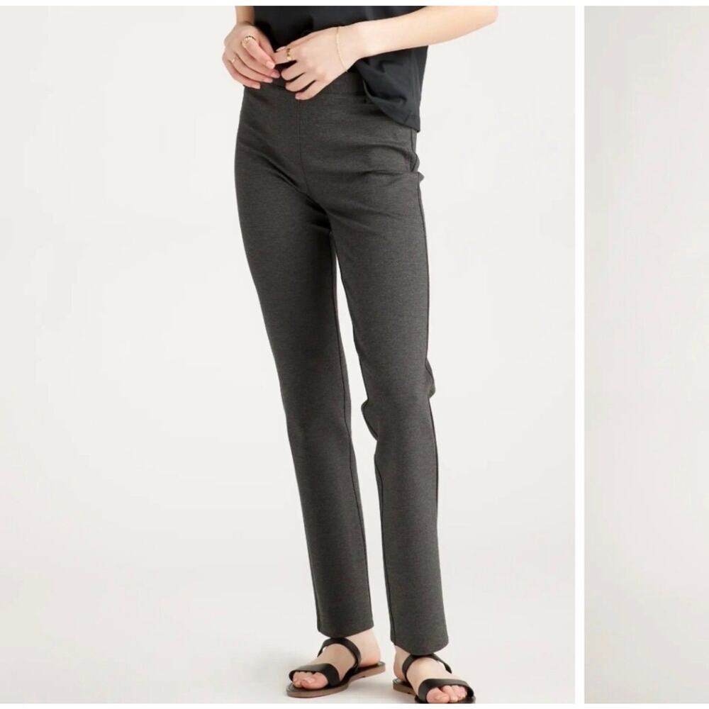Quince Gray Ponte Pants Sz Small